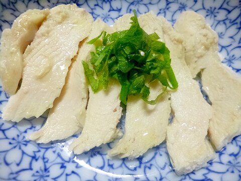 簡単！節約！レンジで2分！とり胸肉のしっとりハム風